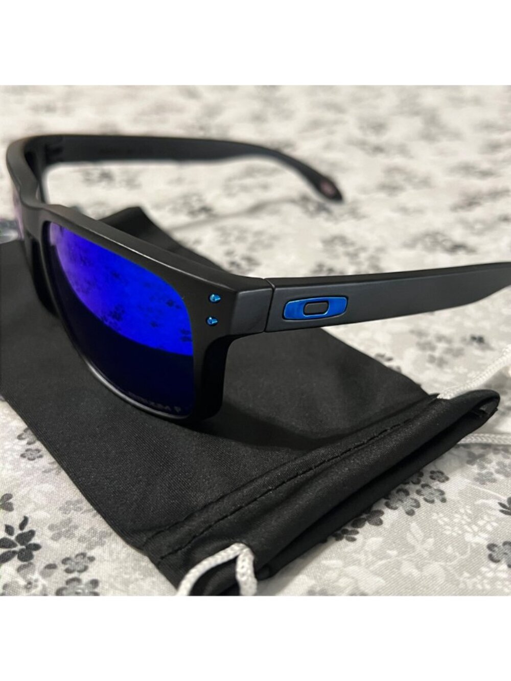 Oakley Sunglasses Holbrook Sapphire Iridium Prizm Polarized 9102 ✨️ NEW✨️